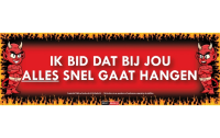 Fun en Fop sticker Ik bid dat bij jou alles snel gaat hangen