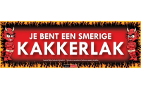 Fun en Fop sticker smerige kakkerlak
