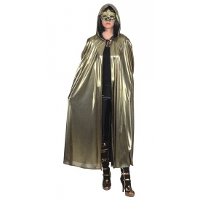 Glimmende gouden Venetiaanse cape   carnaval verkleed mantel   volwassenen