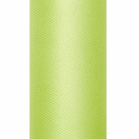 Glitter tule stof   groen   15 x 900 cm   hobbyartikelen/knutselspullen