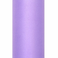 Glitter tule stof   lila   15 x 900 cm   hobbyartikelen/knutselspullen