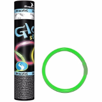 Glow in the dark armbandjes   100x   groen   25 cm   neon glow