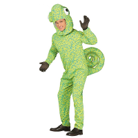 Groen kameleon hagendis carnaval verkleedkostuum voor volwassenen   Dierenpakken