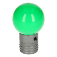 Groen magneet LED lampje   4,5 cm   inclusief batterijen