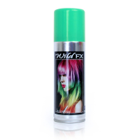 Haarspray of haarverf   kleur groen   verkleed accessoires   125 ml   volwassenen en kinderen