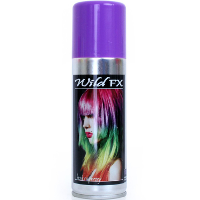 Haarspray of haarverf   kleur paars   verkleed accessoires   125 ml   volwassenen en kinderen