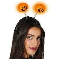 Halloween/horror verkleed diadeem/tiara   met pompoenen   kunststof   dames/meisjes