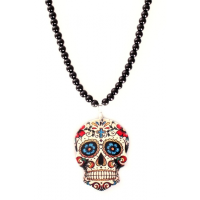 Halloween   Parelketting sugar skull