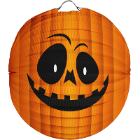 Halloween Ronde pompoen lampion   22 cm   trick or treat   versiering   Bollampion