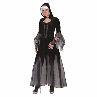 Halloween vampieren verkleedjurk kostuum voor dames   horror outfit   zwart