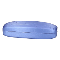 Harde brillenkoker   blauw   15,5 cm   kunststof