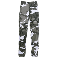 Merkloos Heren lange camouflage broek urban