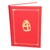 Het grote boek van Sinterklaas   rood   350 paginas   30 x 21 x 2.5 Cm   Karton/papier