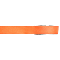 Hobby/decoratie satijnen lint   oranje   1 cm x 25 meter   cadeauverpakking   polyester