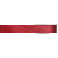 Hobby/decoratie satijnen lint   rood   1 cm x 25 meter   cadeauverpakking   polyester
