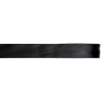 Hobby/decoratie satijnen lint   zwart   1 cm x 25 meter   cadeauverpakking   polyester