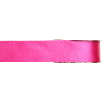 Hobby/decoratie sierlint   satijn   fuchsia roze   1,5 cm/15 mm x 25 meter   cadeaulint