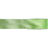 Hobby/decoratie sierlint   satijn   groen   1,5 cm/15 mm x 25 meter   cadeaulint