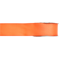 Hobby/decoratie sierlint   satijn   oranje   1,5 cm/15 mm x 25 meter   cadeaulint