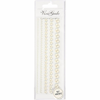 Hobby of carnaval verkleed plak steentjes/gezichtparels   wit   140x stuks   2 8 mm