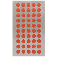 Hobby stickers   600x stuks   D8 mm   rode ronde stickers   Kantoor stickers   Scrapbook   knutsel