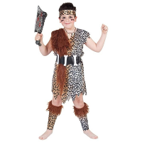 Holbewoner pre history thema kostuum   voor kinderen   verkleedkleding carnaval