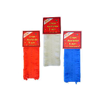 Holland   Nederlandse vlag kleuren Crepe papier   slingers   rood   wit   blauw   5 meter p/st