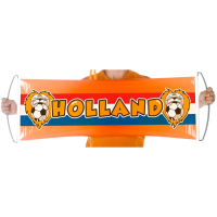 Holland supporters banner   oranje met Leeuw   80 cm   sport event