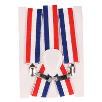 Holland supporters Bretels   rood/wit/blauw   Nederlandse vlag kleuren   volwassenen