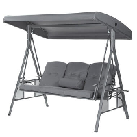 HOME DELUXE Hollywood schommel DESCANSO grijs