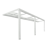 HOME DELUXE terrasoverkapping SOLIS DELUXE wit 579 x 295 x 233 / 272 cm