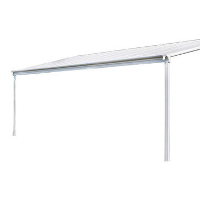 HOME DELUXE terrasoverkapping SOLIS wit 312 / 320 x 300 / 303 x 278 / 226 cm