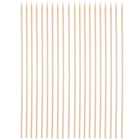 Houten sate prikkers   20 cm   200x stuks   Sate / Shaslick / hapjes / traktaties stokjes