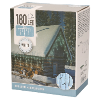 IJspegelverlichting   helder wit buiten   180 leds   600 x 52 cm