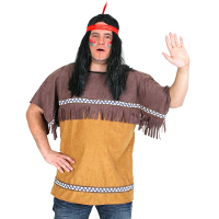 Merkloos Indianen shirts voor heren