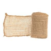 Juteband naturel van 10 x 300 cm   Hobby/knutselmateriaal   Decoratie banden   Jute band/rand