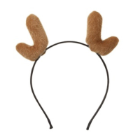 Kerst diadeem/haarband rendier gewei 19 cm kerstaccessoires