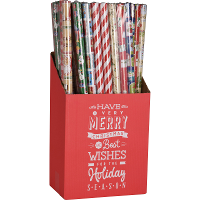 Kerst inpakpapier/cadeaupapier   set van 3x rollen   150 x 70 cm   kerstprint