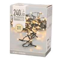 Kerstverlichting   LED   warm   wit   240 lampjes   21 meter
