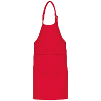 Keukenschort / kliederschort/ kookschort/ knutselschort/ kinderschort   rood   Kinderen