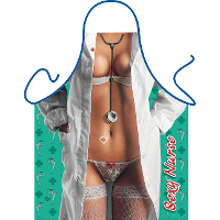 Keukenschort Sexy zuster/verpleegster   fun cadaeau met foto print   Dames   Moederdag
