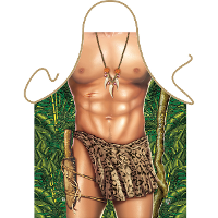 Keukenschort Tarzan   fun cadeau met foto print   Heren   BBQ schort