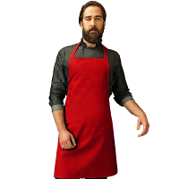 Keukenschort voor volwassenen   rood   Barbecueschort