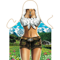 Keukenschorten   Tiroler Alpen   vrouw   Sexy kookschort   bbq short
