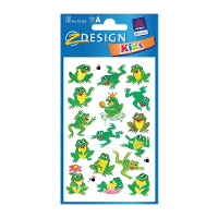 Kikker dieren stickers   3x vellen van 12 x 7.5 Cm   agenda hobby stickers