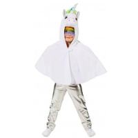 Kinder verkleed legging zilver