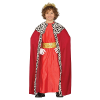 Koning mantel   rood   verkleedkostuum   voor kinderen   3 koningen   verkleedkleding