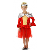 Merkloos Koningin jurkje voor meisjes