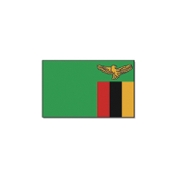 Landen Vlag van Zambia   90 x 150 cm   feestartikelen