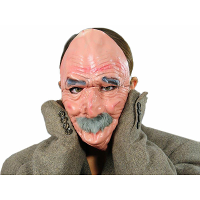 Latex carnaval verkleed masker Abraham pop   oude man/opa   volwassenen